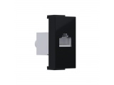 Acaelec Modys Πρίζα Τηλεφώνου RJ11 CAT3 IP20 Μαύρο Ματ (10101312326)