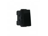 Acaelec Modys Mπουτόν Απλό 1P 10A 250VAC IP20 Μαύρο Ματ (10101312309)