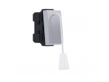 Acaelec Modys Mπουτόν Tραβηχτό 1P 10A 250VAC IP20 Ασημί (10101312518)
