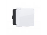 Acaelec Modys Πρίζα Σούκο με Kαπάκι 2P+E 16A 250VAC IP20 Λευκό (10101312461)