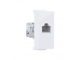 Acaelec Modys Πρίζα Δικτύου χωρίς Θωράκιση RJ45 CAT5e IP20 Λευκό (10101312431)