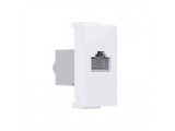 Acaelec Modys Πρίζα Τηλεφώνου RJ11 CAT3 IP20 Λευκό (10101312430)