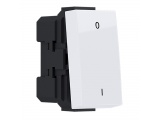 Acaelec Modys Διακόπτης Διπολικός 0-1 1 Στοιχείου 2P 10AX 250VAC IP20 Λευκό (10101312405)