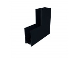 Aca Εσωτερική Γωνία 90° για Μαγνητική Ράγα Οροφής - Κρεμαστή Μαύρη (MS90INB)