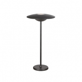 Aca Επαναφορτιζόμενο Led Επιτραπέζιο Φωτιστικό Σκούρο Γκρι (LG2441G-400)