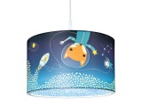 Elobra Παιδικό Κρεμαστό Φωτιστικό Οροφής με Αστροναύτες Μπλε Little Astronauts Space Mission (138397)