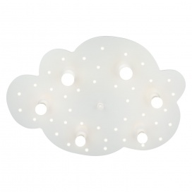 Elobra Παιδικό Φωτιστικό Τοίχου-Οροφής Σύννεφο Cloud Εξάφωτο (125922)