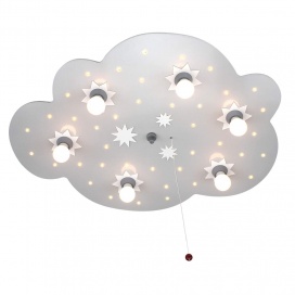 Elobra Παιδικό Φωτιστικό Τοίχου-Οροφής Σύννεφο με Αστέρια Star Cloud Εξάφωτο (124611)