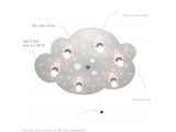 Elobra Παιδικό Φωτιστικό Τοίχου-Οροφής Σύννεφο με Αστέρια Star Cloud Εξάφωτο (124611)