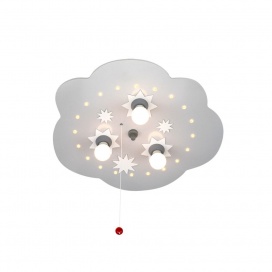 Elobra Παιδικό Φωτιστικό Τοίχου-Οροφής Σύννεφο με Αστέρια Star Cloud Τρίφωτο (124567)