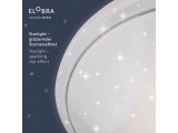 Elobra Led Παιδικό Φωτιστικό Τοίχου Σύννεφο Ασημί Cloud Starlight (137765)
