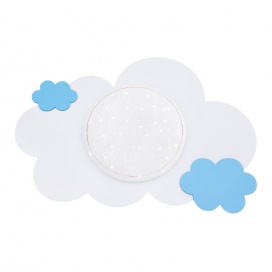 Elobra Led Παιδικό Φωτιστικό Τοίχου Σύννεφο Μπλε Cloud Starlight (137703)