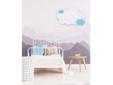 Elobra Led Παιδικό Φωτιστικό Τοίχου Σύννεφο Μπλε Cloud Starlight (137703)