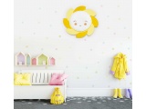 Elobra Led Παιδικό Φωτιστικό Τοίχου Κίτρινο Ήλιος Sun Siri Starlight Smile (137390)