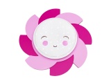 Elobra Led Παιδικό Φωτιστικό Τοίχου Ροζ Ήλιος Sun Siri Starlight Smile (137437)