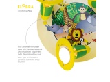 Elobra Παιδικό Φωτιστικό Τοίχου-Οροφής Ζωάκια της Ζούγκλας Πράσινο Wildlife (127551)