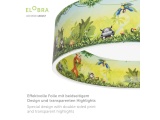 Elobra Led Παιδικό Φωτιστικό Οροφής Ζωάκια της Ζούγκλας Πράσινο Wildlife (138137)