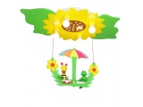 Elobra Παιδικό Κρεμαστό Φωτιστικό Οροφής Λουλουδι με Μέλισσα Blume Schaukel Biene und Frosch (128473)