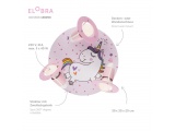 Elobra Παιδικό Φωτιστικό Τοίχου-Οροφής Μονόκερος Ροζ Unicorn Fairytale Babsy (138090)