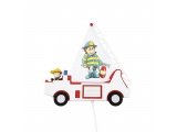 Elobra Παιδικό Φωτιστικό Τοίχου Πυροσβεστικό Fire Department Fred (125816)