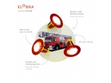 Elobra Παιδικό Φωτιστικό Τοίχου-Οροφής Πυροσβεστικό Fire Department (127346)