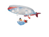 Elobra Παιδικό Κρεμαστό Φωτιστικό Οροφής Αερόπλοιο Ζέπελιν Γαλάζιο Technology Joe (136133)