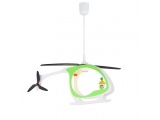 Elobra Παιδικό Κρεμαστό Φωτιστικό Οροφής Ελικόπτερο Πράσινο Technology Kasper (125670)