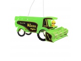Elobra Παιδικό Κρεμαστό Φωτιστικό Οροφής Αλωνιστική μηχανή Πράσινο Technology Markus (132241)