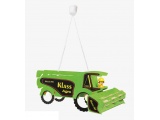 Elobra Παιδικό Κρεμαστό Φωτιστικό Οροφής Αλωνιστική μηχανή Πράσινο Technology Markus (132241)