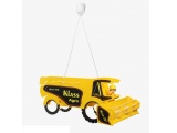Elobra Παιδικό Κρεμαστό Φωτιστικό Οροφής Αλωνιστική μηχανή Κίτρινο Technology Markus (132661)