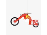 Elobra Παιδικό Κρεμαστό Φωτιστικό Οροφής Μηχανή Chopper Κόκκινο Technology (125359)