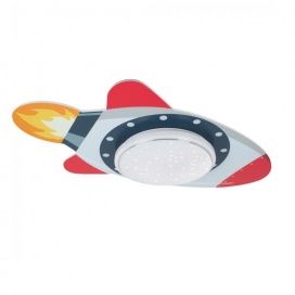 Elobra Led Παιδικό Φωτιστικό Τοίχου-Οροφής Πύραυλος Rakete Starlight (137130)