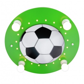 Elobra Παιδικό Φωτιστικό Τοίχου-Οροφής Μπάλα Ποδοσφαίρου Πράσινο Football (127759)