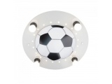 Elobra Παιδικό Φωτιστικό Τοίχου-Οροφής Μπάλα Ποδοσφαίρου Ασημί Football (126691)