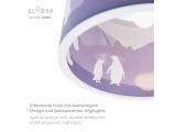 Elobra Παιδικό Κρεμαστό Φωτιστικό Οροφής Ανταρκτική Μωβ Antarktis Scandi (139561)