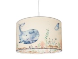 Elobra Παιδικό Κρεμαστό Φωτιστικό Οροφής Μπλε Φάλαινα Paul Pottwal (140666)