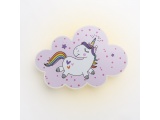 Elobra Led Παιδικό Φωτιστικό Τοίχου Σύννεφο Ροζ Μονόκερος Unicorn Fairytale Babsy (140949)