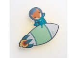 Elobra Led Παιδικό Φωτιστικό Τοίχου με Αστροναύτη Μπλε Little Astronauts (140888)