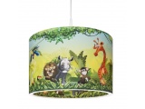 Elobra Παιδικό Κρεμαστό Φωτιστικό Οροφής Ζωάκια της Ζούγκλας Πράσινο Wildlife (141076)