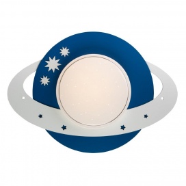 Elobra Led Παιδικό Φωτιστικό Οροφής Κρόνος Μπλε Saturn Starlight (140895)