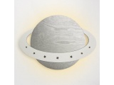 Elobra Led Παιδικό Φωτιστικό Τοίχου Κρόνος Ασημί Saturn (140925)