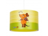 Elobra Παιδικό Κρεμαστό Φωτιστικό Οροφής Ποντικάκι Πράσινο-Κίτρινο Mouse (140420)
