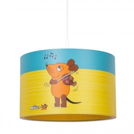 Elobra Παιδικό Κρεμαστό Φωτιστικό Οροφής Ποντικάκι Μπλε-Κίτρινο Mouse (140376)