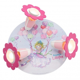 Elobra Παιδικό Σποτ Φωτιστικό Οροφής Πριγκίπισσα Lillifee Ροζ (130926)