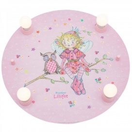 Elobra Παιδικό Φωτιστικό Οροφής Πριγκίπισσα Lillifee Ροζ (131046)