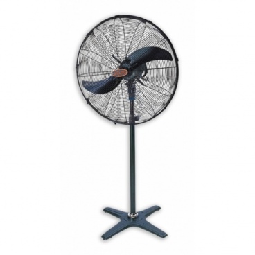 Jager Ανεμιστήρας Ορθοστάτης 260W Ø75 με Μεταλλικά Φτερά Μαύρος (FA-750)