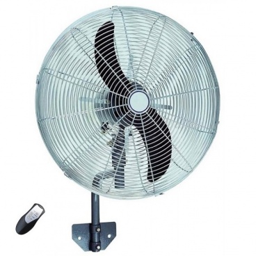 Jager Ανεμιστήρας Τοίχου 260W Ø75 με Μεταλλικά Φτερά & Τηλεχειριστήριο (FA-750W-RC)