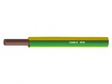 Καλώδιο NYA 1x1.5mm² Πράσινο - Κίτρινο (H07V-U) (Συσκευασία 100 μέτρα) (02.026.0050)