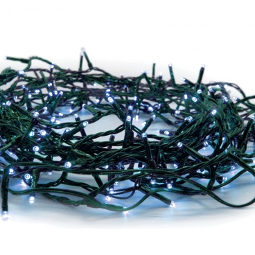180 Led Λαμπάκια Μπλε 3m με Πράσινο Καλώδιο & Πρόγραμμα (X08180612)