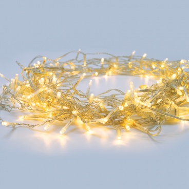 300 Led Λαμπάκια Θερμά 15m με Διάφανο Καλώδιο & Πρόγραμμα (X08300122)